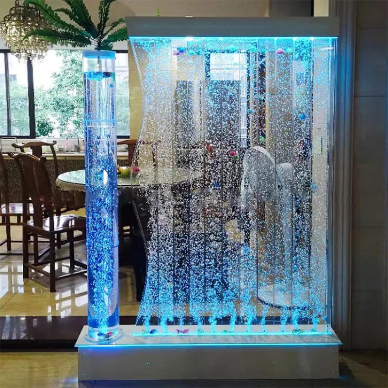 Room Divider Screen - Современная светодиодная акриловая перегородка-экран с пузырьками,