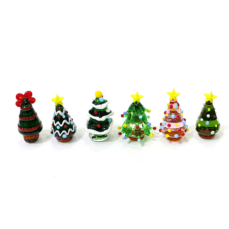 Home Xmas Decor Ideas - Милая миниатюрная фигурка-украшение из муранского стекла
