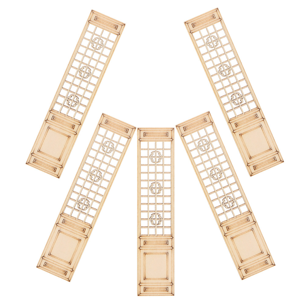 Room Divider Screen - 5 шт. миниатюрных деревянных ширм в