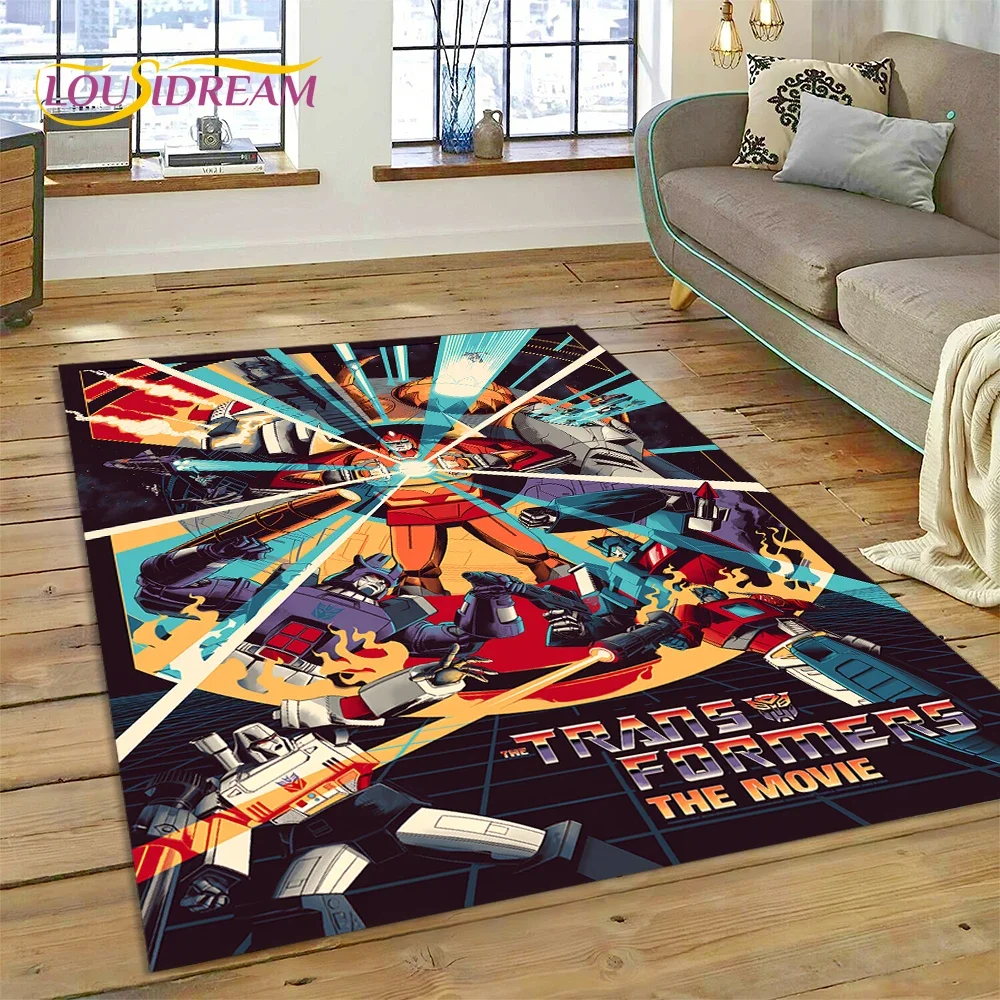 Home Decor Games Online Free - Ковер 3D с изображением мультяшных Трансформеров-Автоботов