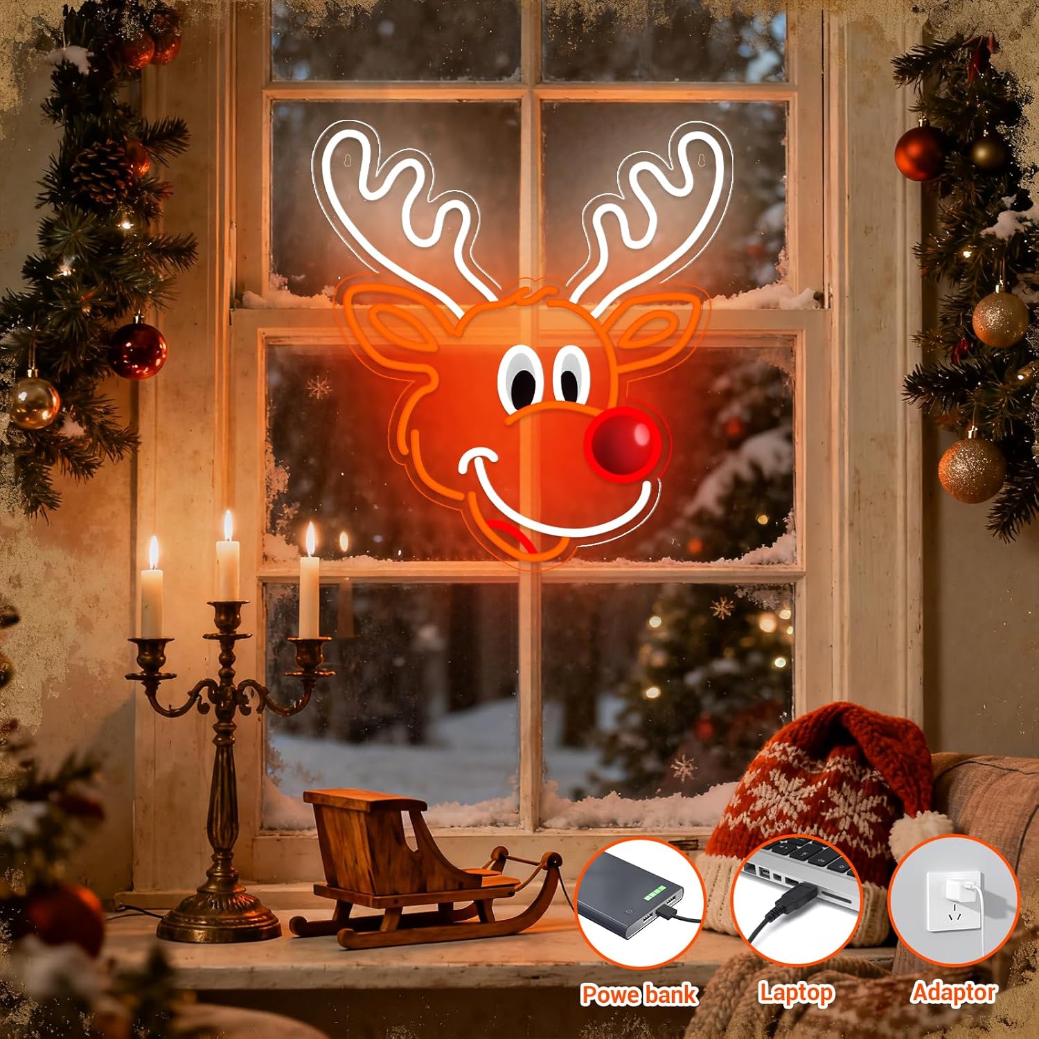 Милая рождественская неоновая  – обзор и цена Home Xmas Decor Ideas